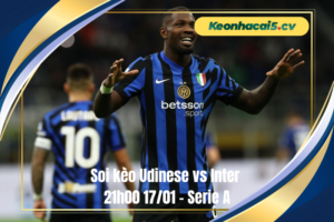 Đội hình dự kiến trước trận Udinese vs Inter