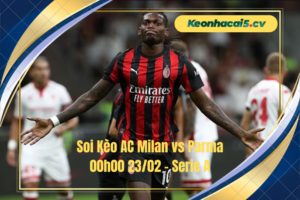 Đội hình dự kiến trước trận AC Milan vs Parma